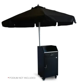 Black Umbrella - With Flap, No Printing