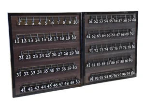 Wood Key Board with Frame 100 Key Hooks